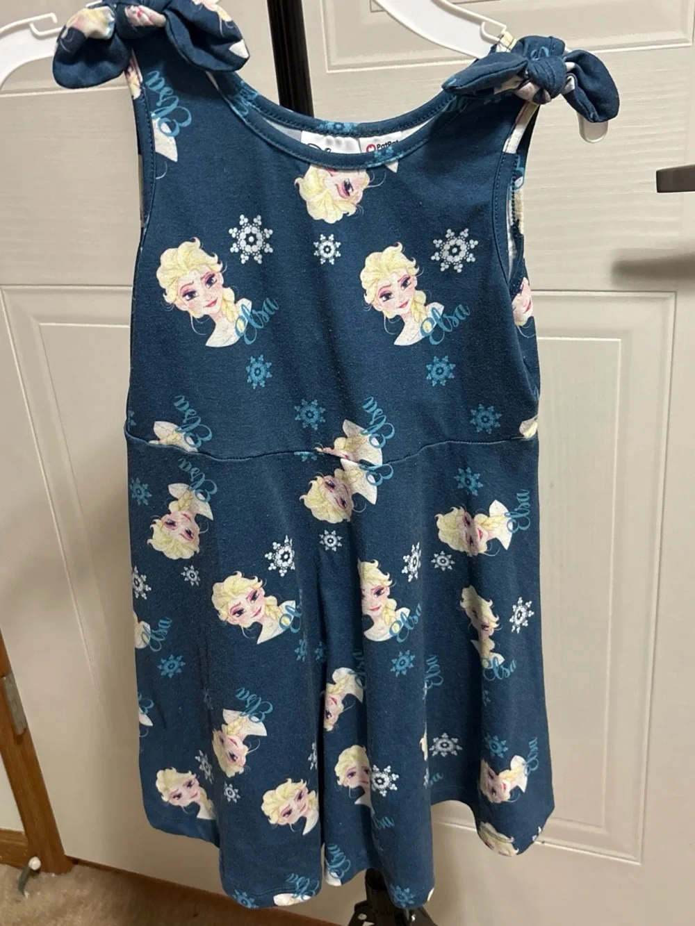 Disney Aqua Girls Top with Elsa Accent